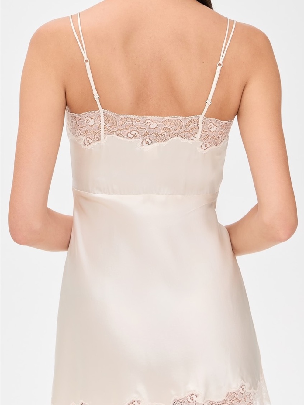 Only Hearts Silk Charmeuse Mini Slip - Picture 4 of 7